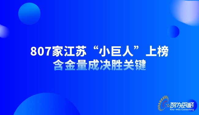 807家江苏“小巨人”上榜，，含金量成决胜关键.jpg